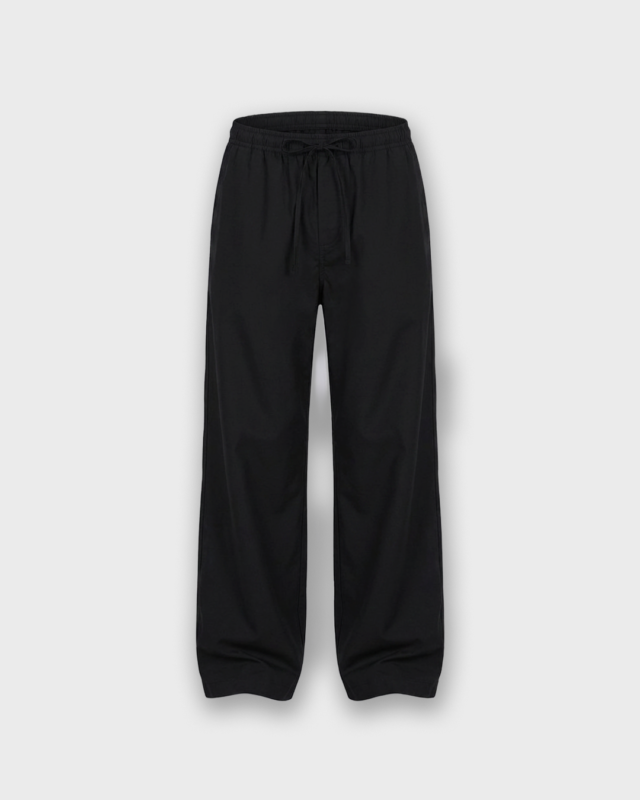 Pantalón de rayas con cordón en popelina